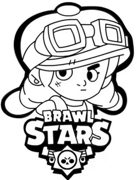 Coloriages Brawl Stars Colt Mortis Leon Bartaba Penny Spike Corbac - dessin brawl stars à imprimer corbac