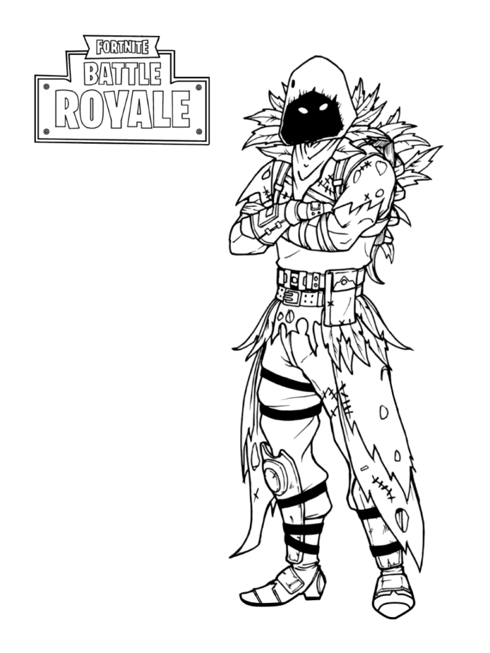 Fortnite coloriage à imprimer  skin, Ikonik, Nomade, chevalier noir...